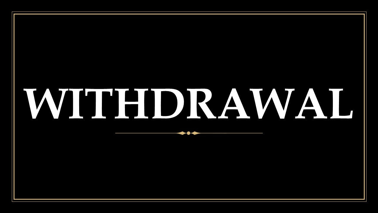Withdrawal