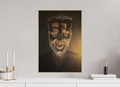 40 x 57,7 cm, Direct Print on Brushed Aluminium Dibond - Gold Layers - Alu Dibond - Gold