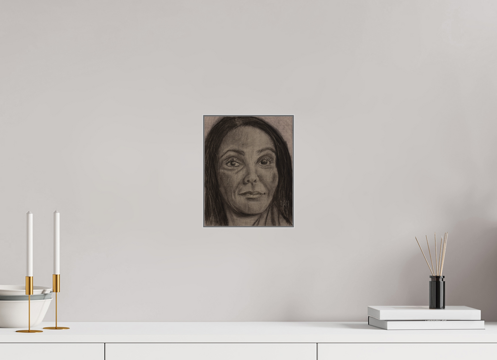 20 x 24,9 cm, Direct Print on Brushed Aluminium Dibond - Silver Sisterhood - Alu Dibond - Silver