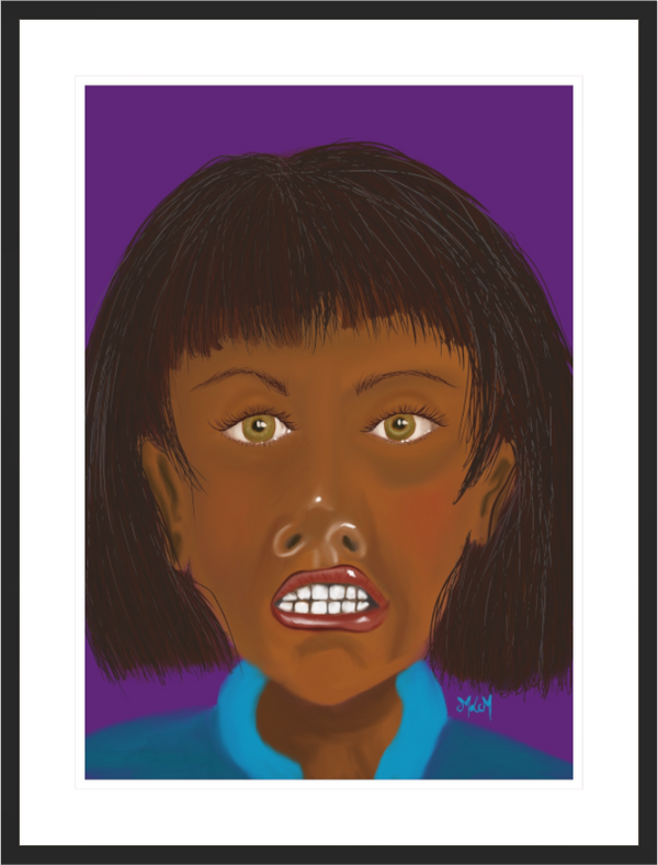 Main image Invisible - Framed Fine Art Paper Print