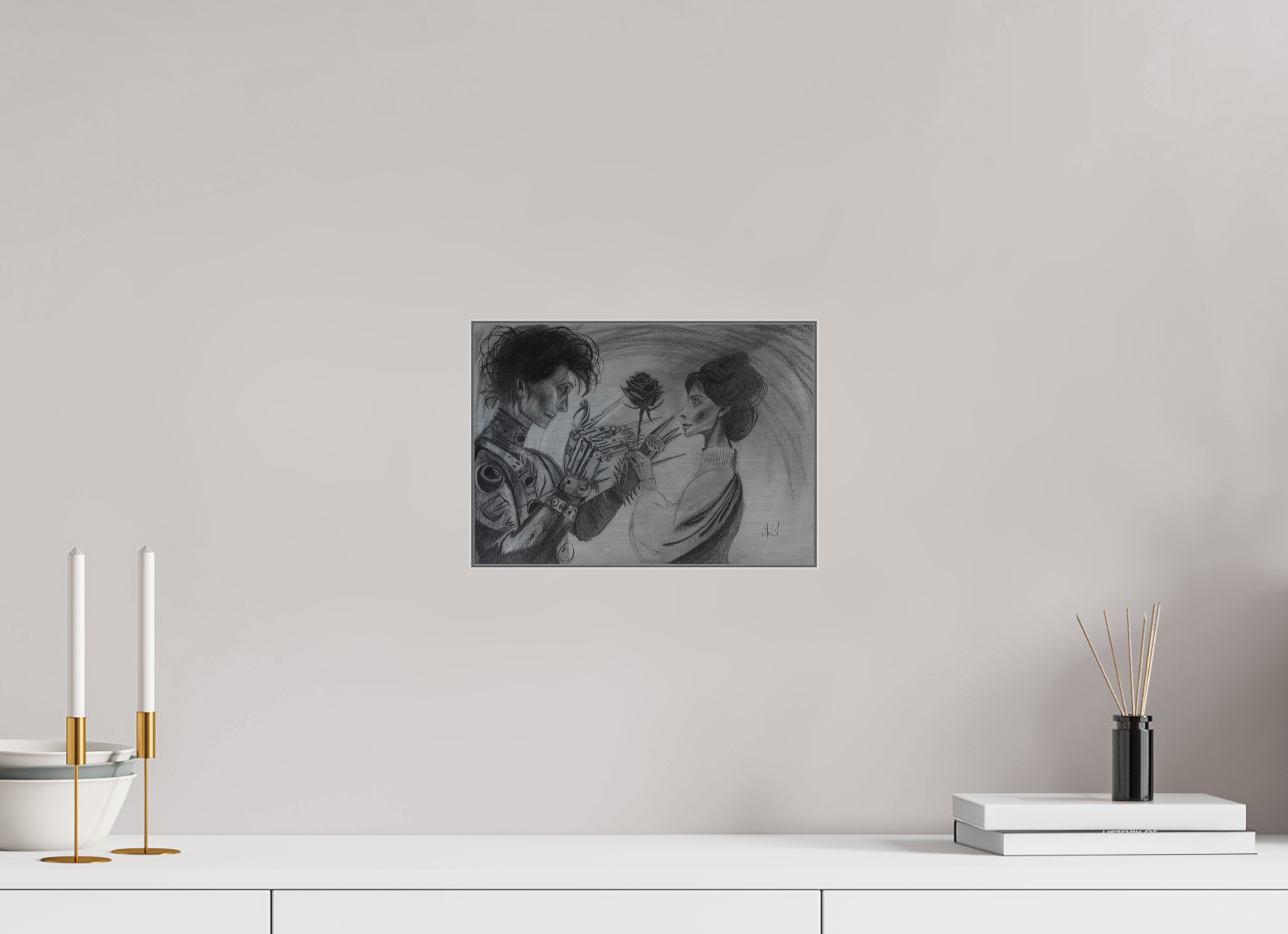 ISO A4 (29,7 x 21 cm), Direct Print on Brushed Aluminium Dibond - Silver Too late - Alu Dibond - Silver