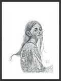 Main image Rencontre Shadow - Framed Fine Art Paper Print