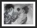 Main image Too late - Framed Fine Art Paper Print