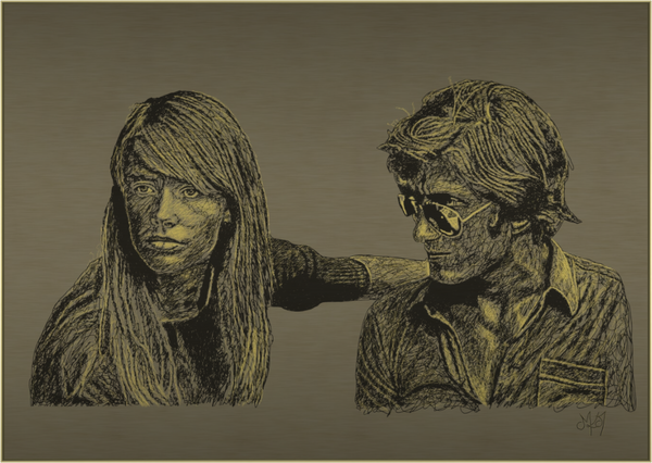 Main image Attachment - Balance - Alu Dibond - Gold