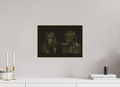 ISO A3 (42 x 29,7 cm), Direct Print on Brushed Aluminium Dibond - Gold Attachment - Light - Alu Dibond - Gold