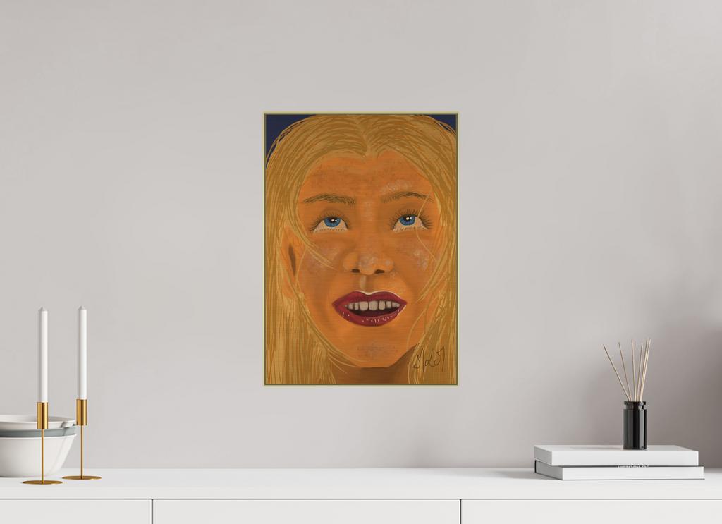 ISO A3 (29,7 x 42 cm), Direct Print on Brushed Aluminium Dibond - Gold Giving back - Alu Dibond - Gold