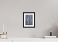 ISO A5 (14,8 x 21 cm), S Framed Fine Art Print on Hahnemühle William Turner (Matte, Textured) — Acrylic Glass, White Mat Curves - Framed Fine Art Paper Print