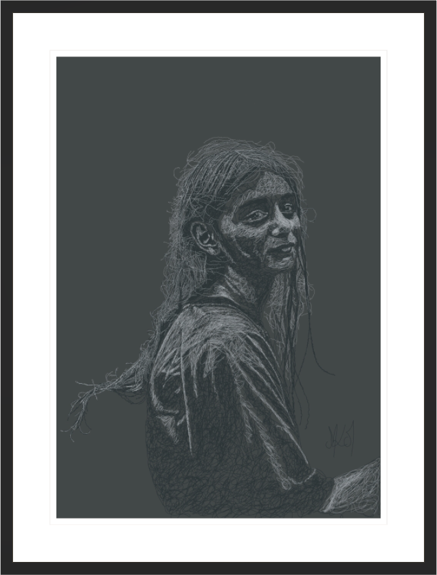 Main image Rencontre - Framed Fine Art Paper Print