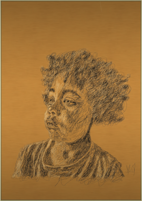 Main image Vision - Alu Dibond - Gold