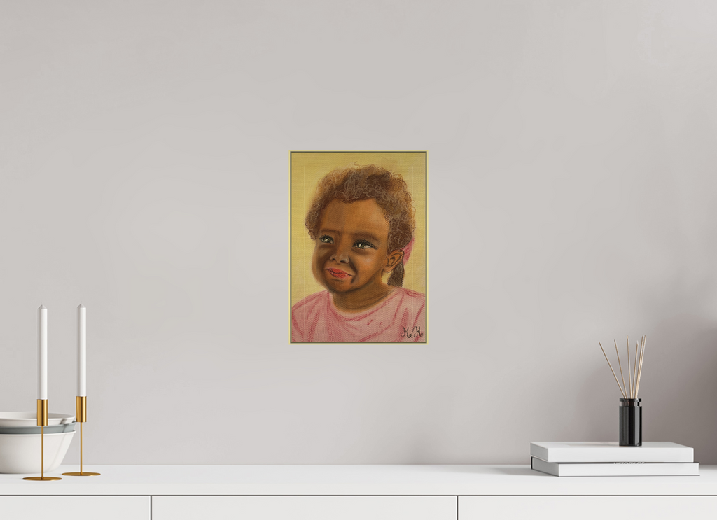 ISO A4 (21 x 29,7 cm), Direct Print on Brushed Aluminium Dibond - Gold Malice - Alu Dibond - Gold